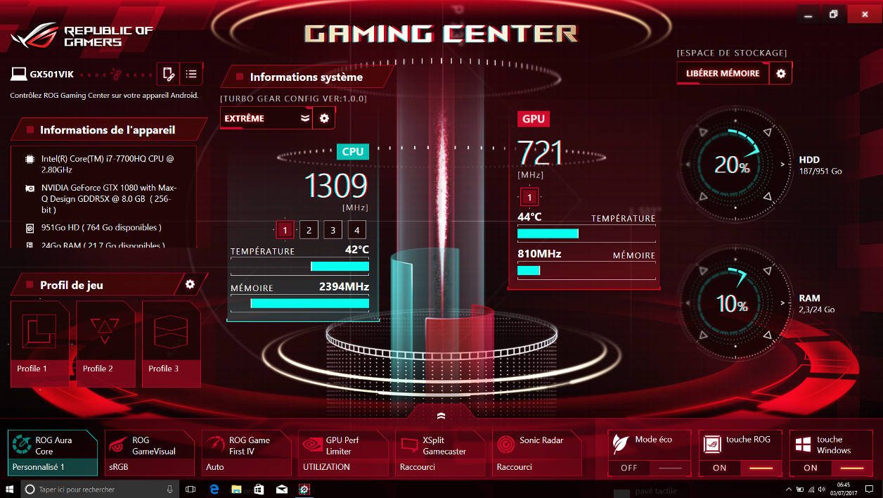 Asus ROG Zephyrus GX501V