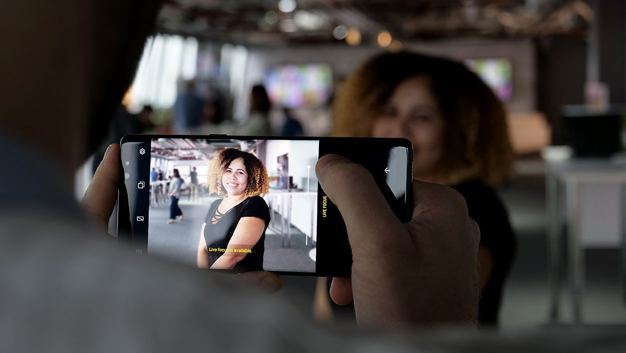 Galaxy Note 8 et le mode portrait