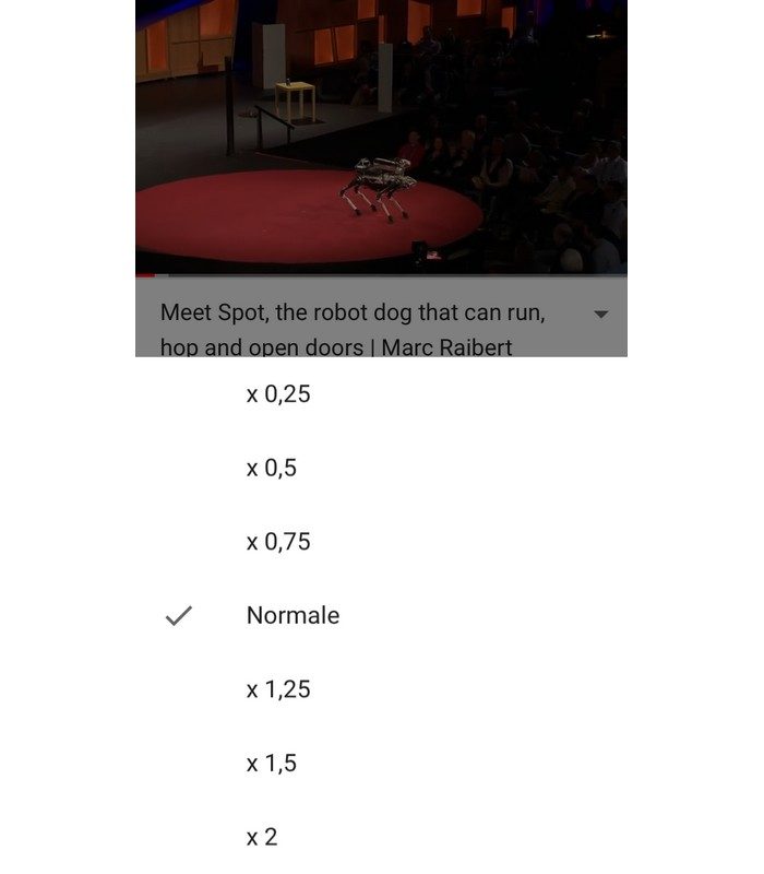 Toutes les vitesses de visionnage sont désormais disponibles via l'appli YouTube.