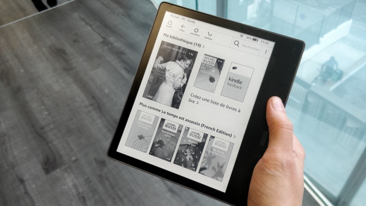 Kindle Oasis : une nouvelle liseuse, fruit de 10 ans d'innovations