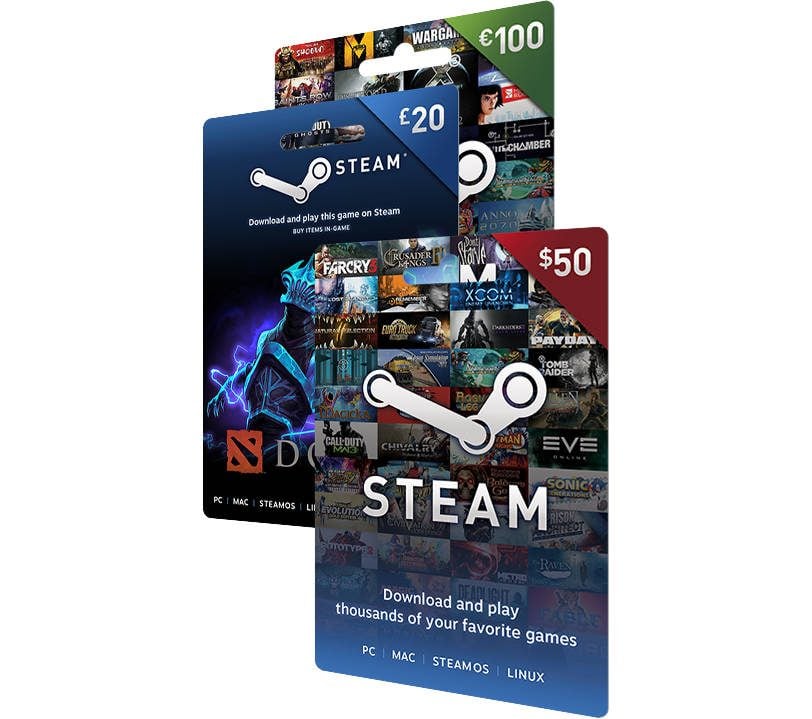 Steam Digital Gift Cards : les cartes cadeaux dématérialisées de