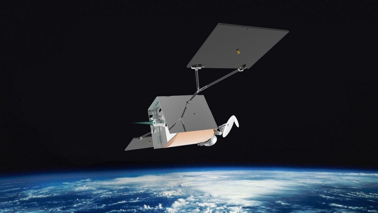 L'un des futurs 900 satellites en orbite basse de la constellation OneWeb.