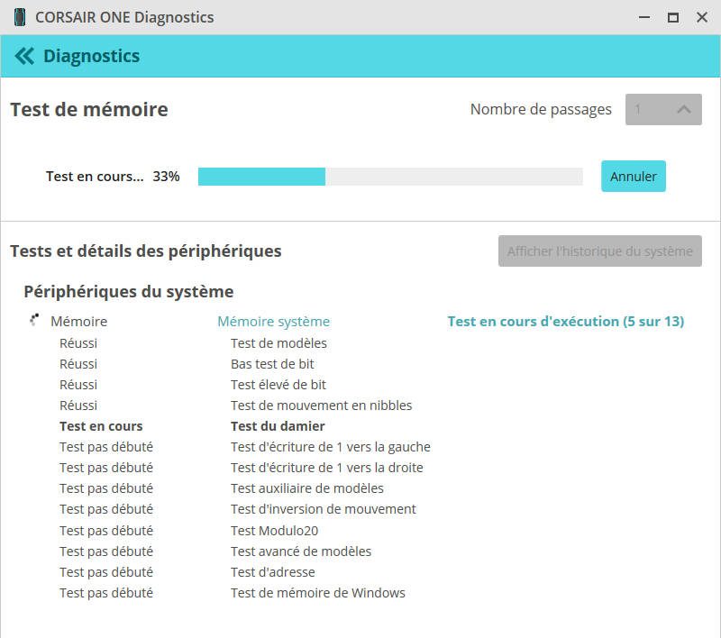 Corsair One Pro Diagnostic
