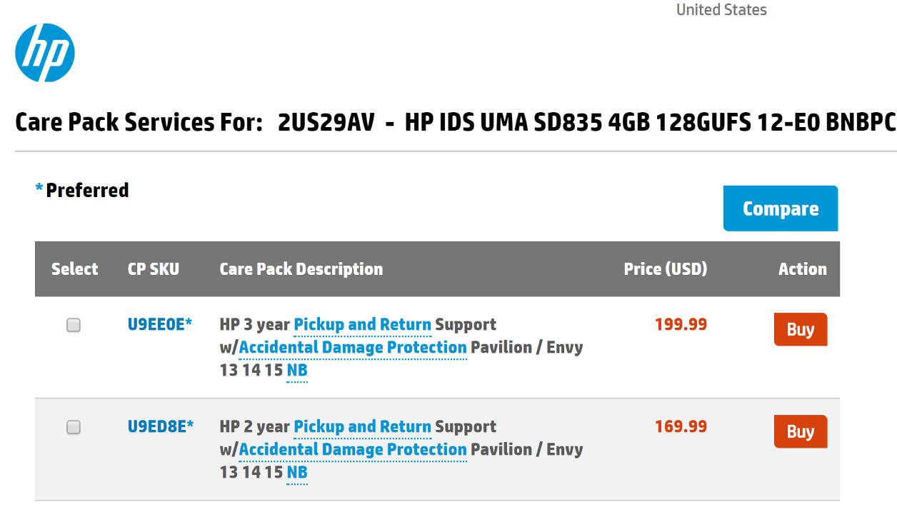 HP Care Pack Services for Qualcomm Windows 10 PC