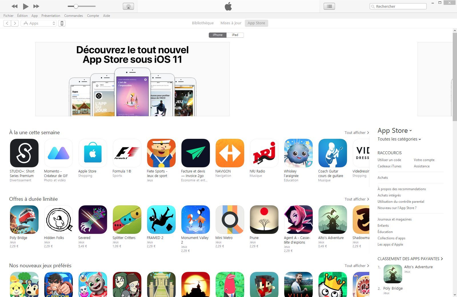 Comment retrouver l'App Store dans iTunes sur PC et Mac ?