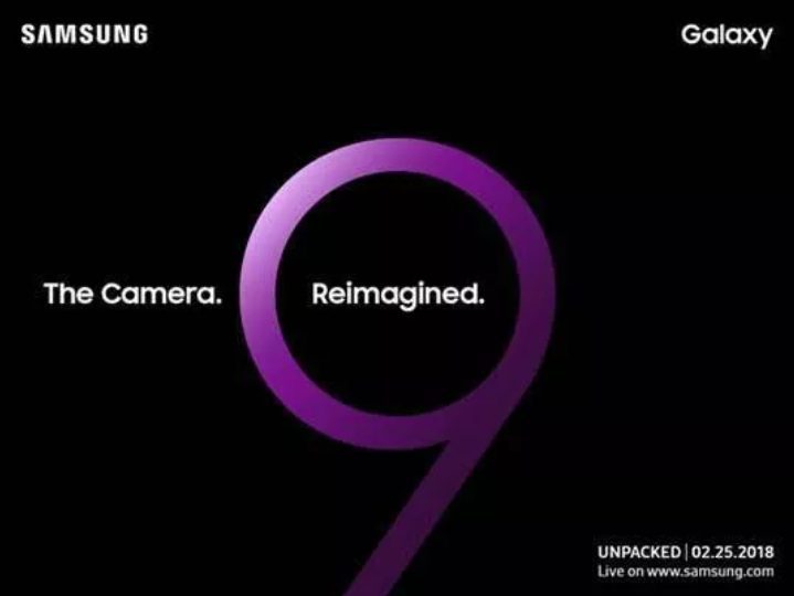 Invitation samsung galaxy S9 