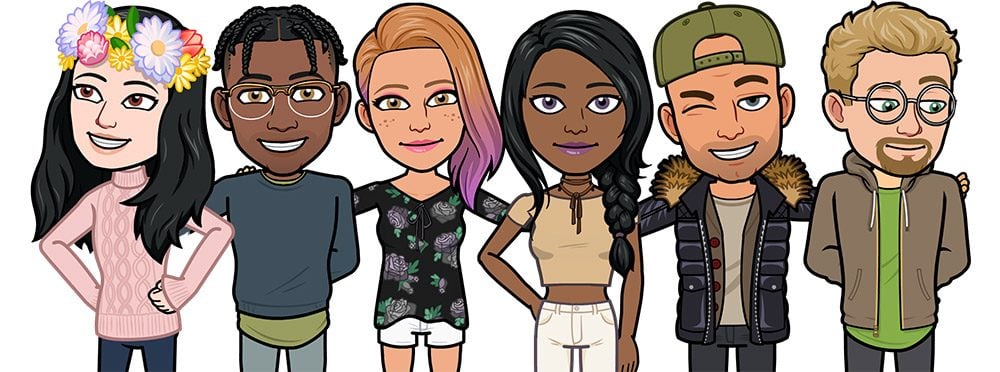 Bitmoji Deluxe, le nouveau style d'avatar proposé par Snapchat.