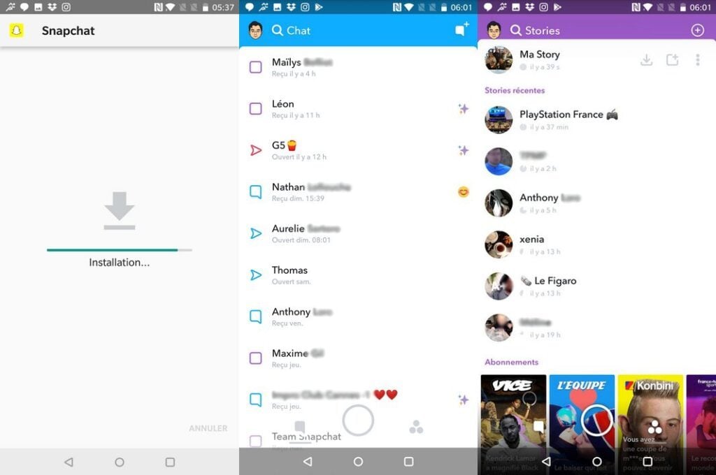 Comment récupérer l’ancienne interface de Snapchat