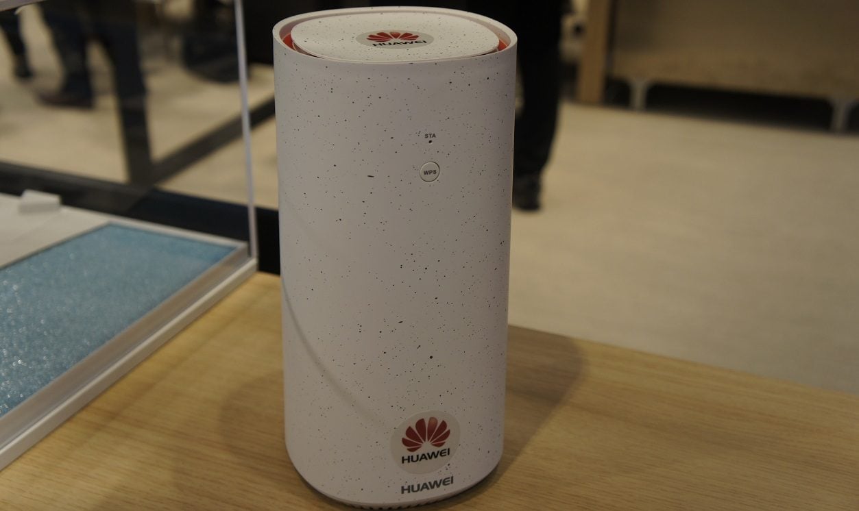 Le hotspot 5G pré-commercial de Huawei.