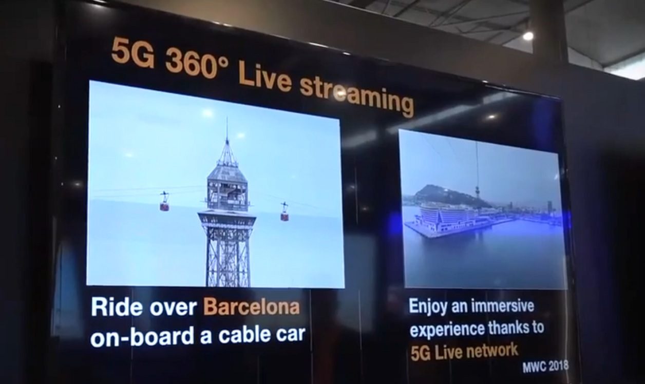 Les visiteurs peuvent s'immerger à 360 degrés dans la télécabine.