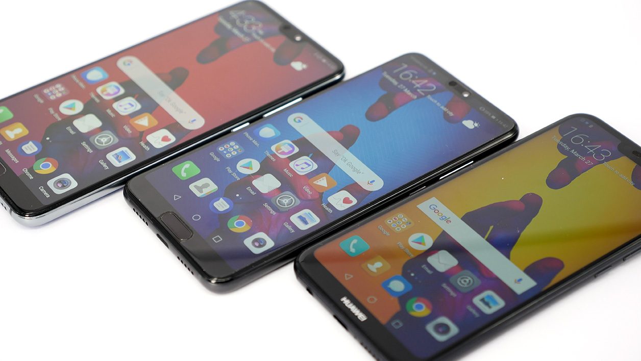 Les Huawei P20, P20 Pro et P20 Lite