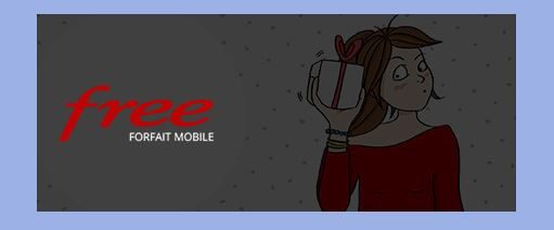 Le teaser du site vente privée au sujet de Free Mobile.