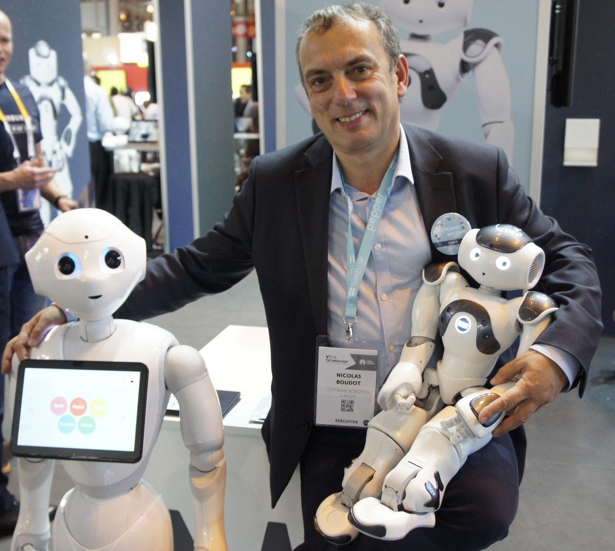 Nicolas Boudot, directeur ventes et marketing de Softbank Robotics.