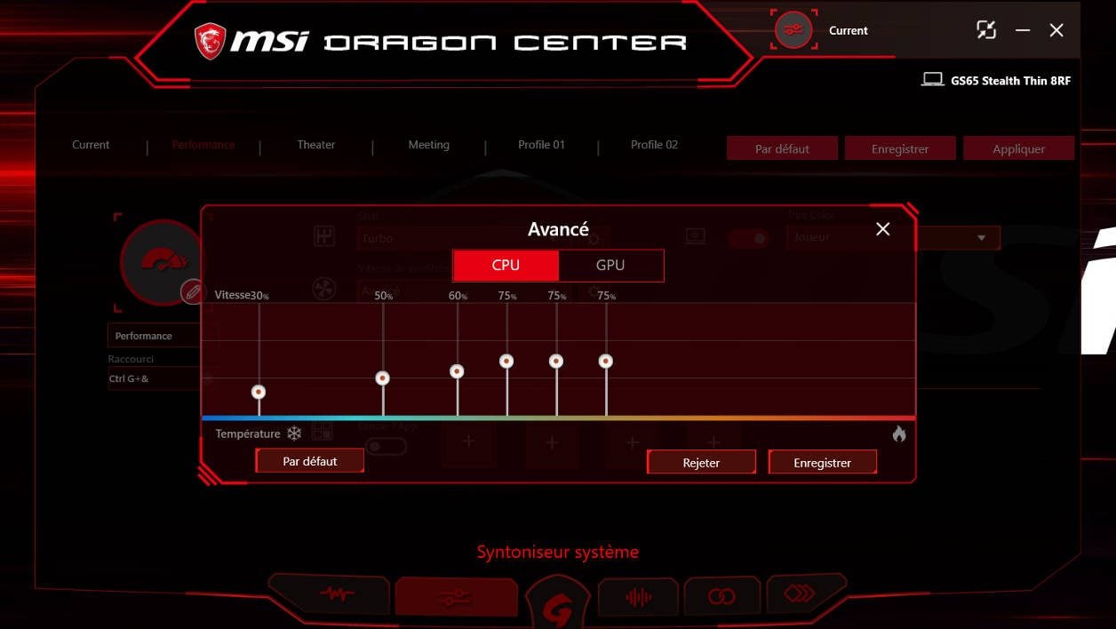 MSI GS65 Stealth Thin 8RF (8RF-046FR)