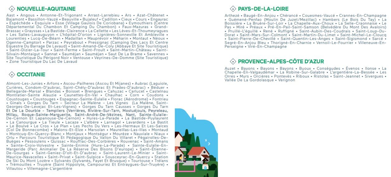 La liste des communes concernées.