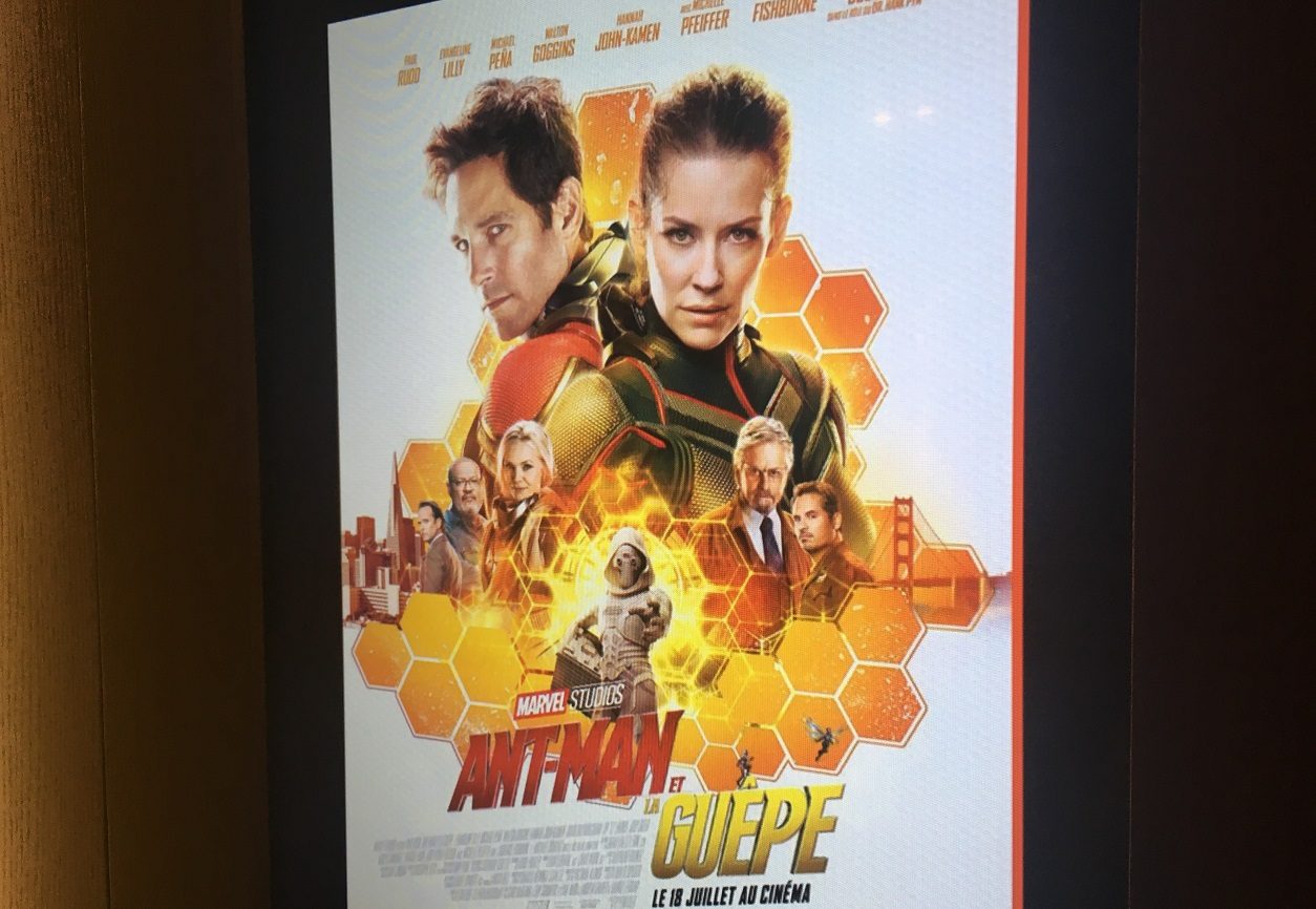 Ant-Man et la Guêpe est le premier long métrage à sortir en France au format Screen X.