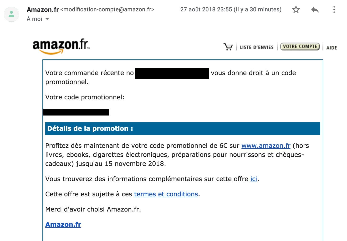 Astuce : comment bénéficier de 6 euros de remise sur votre prochaine  commande Amazon