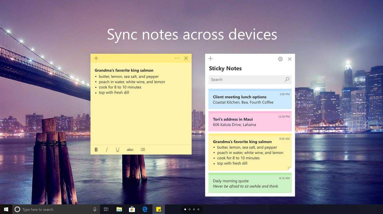 Microsoft Sticky Notes 3.0