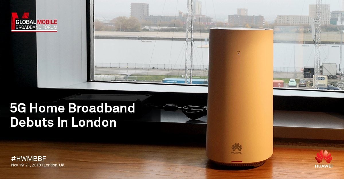 Le routeur 5G de Huawei.