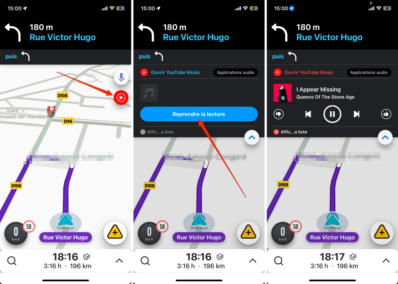 Waze rajoute une ligne de chiffres sur le clavier d'iOS (et c'est