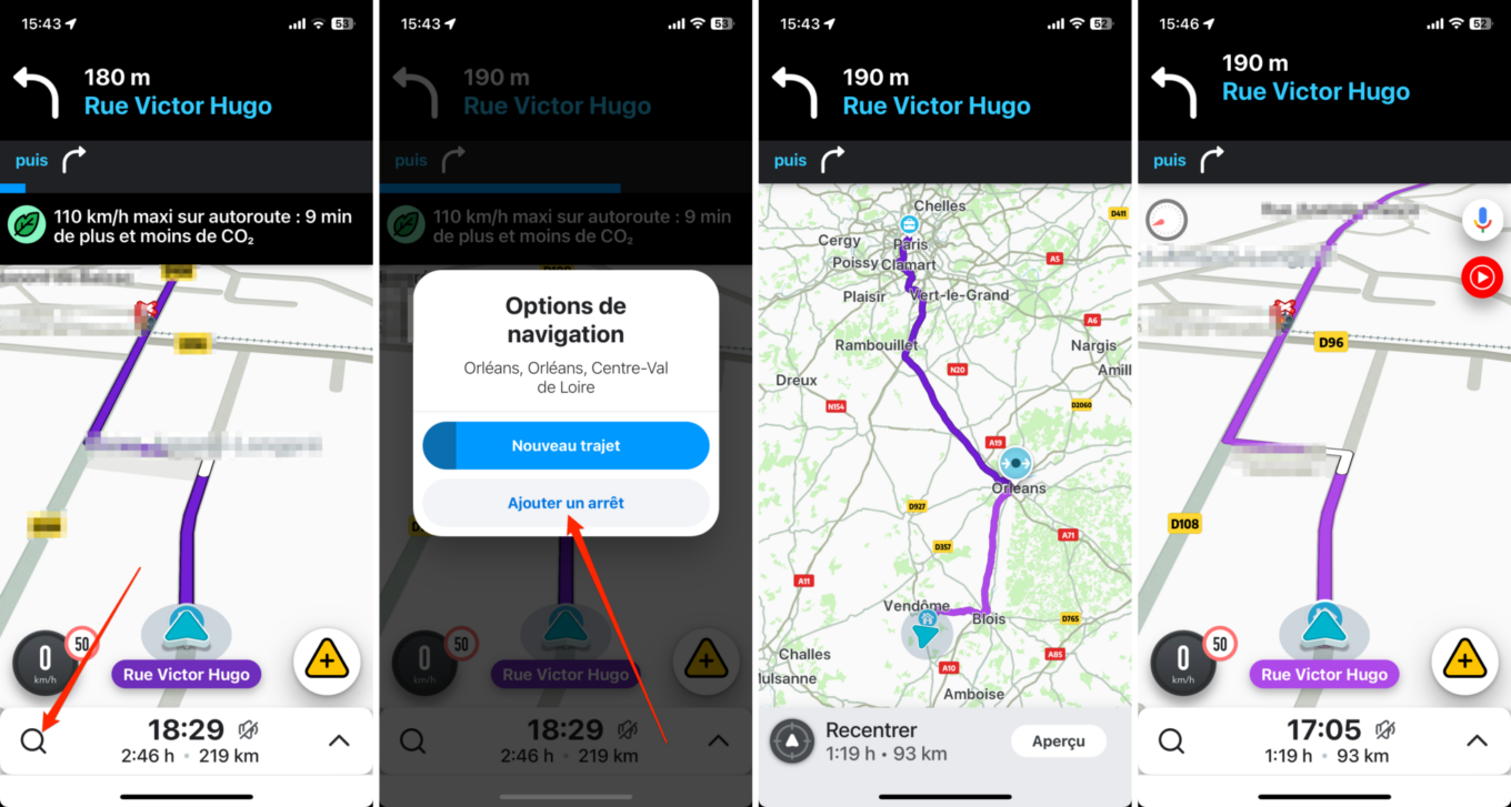 Waze Ajouter Une étape