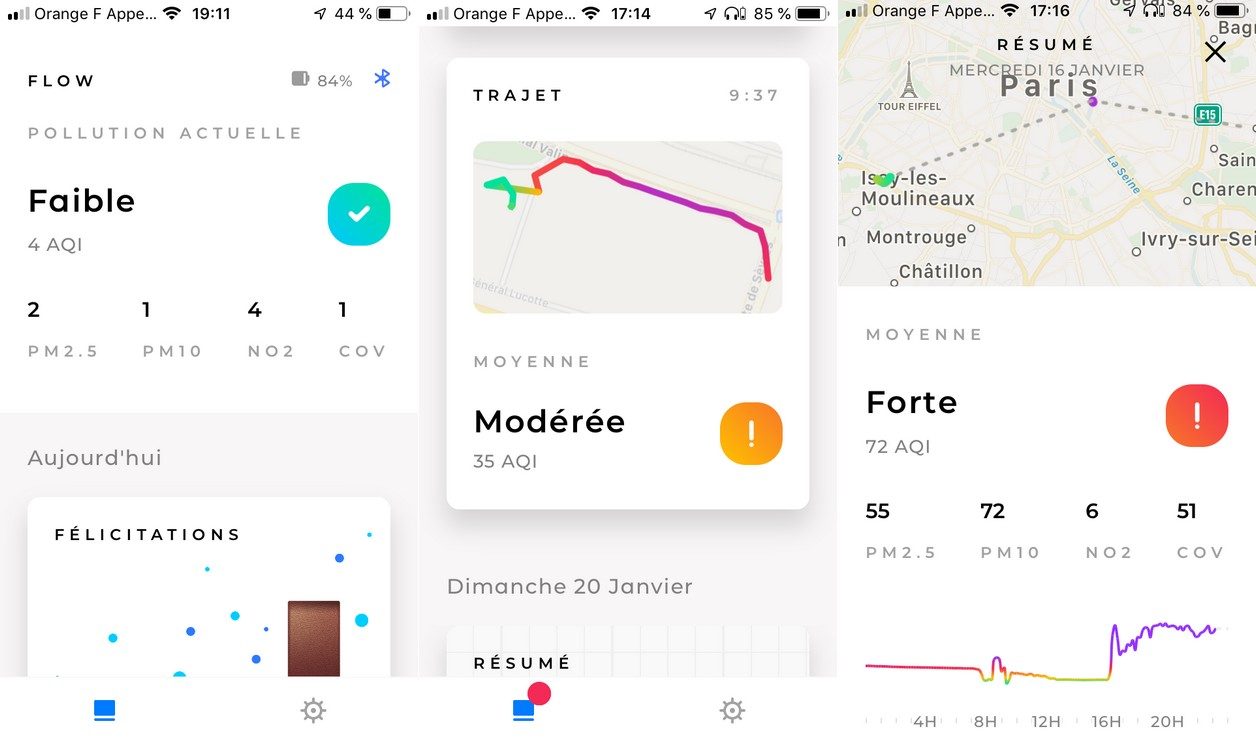L'application vous envoie chaque matin le résumé de votre journée de la veille.