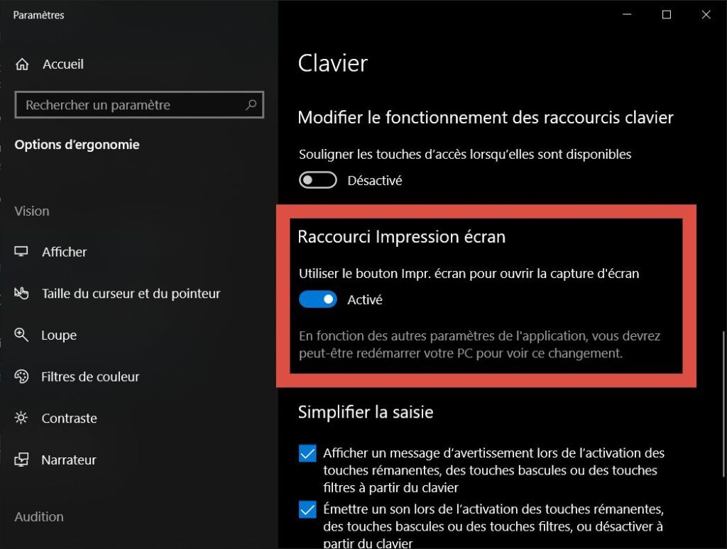 Comment faire des captures d’écran sur Windows 10