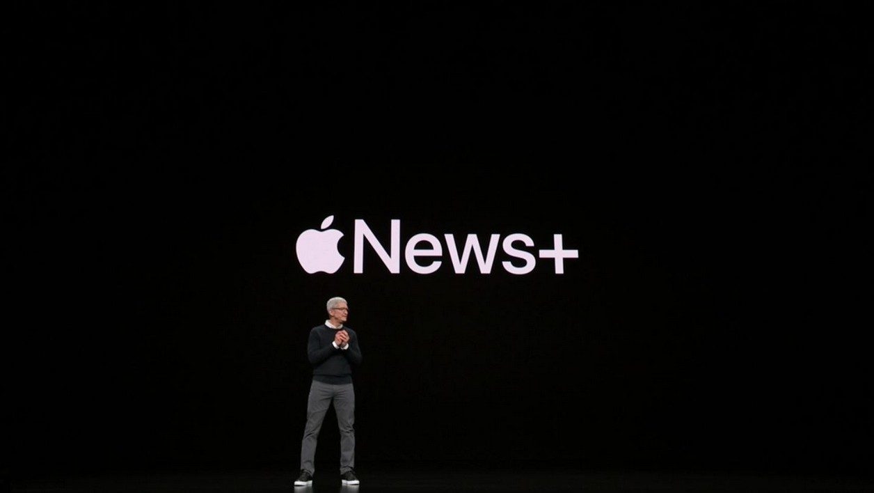Tim Cook lors de la présentation.