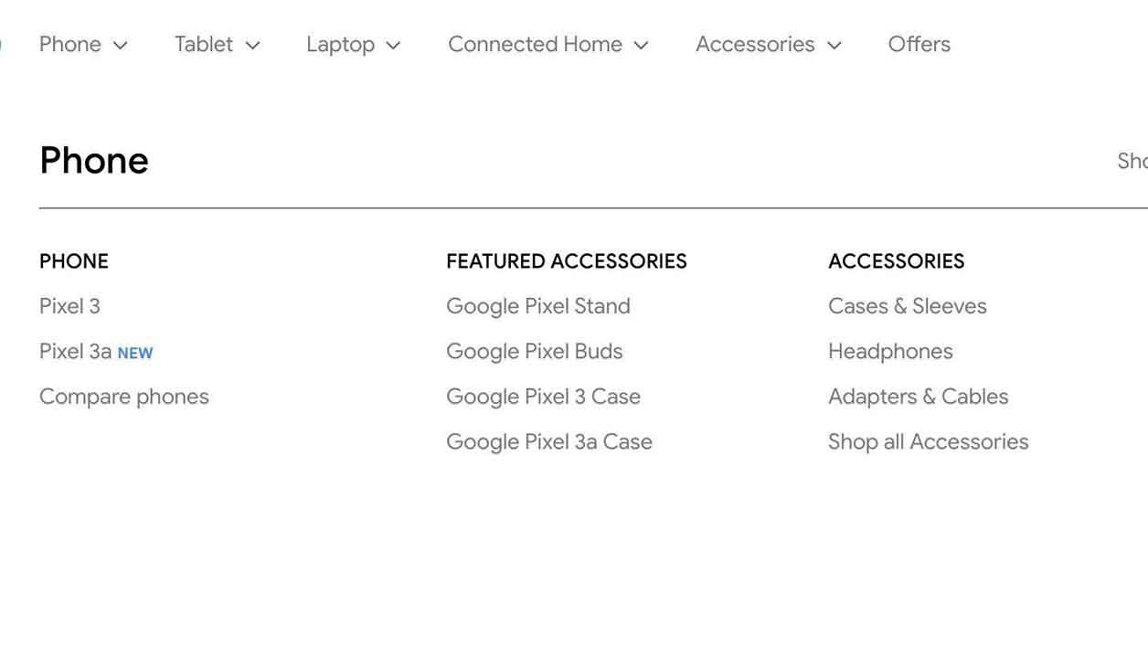 La mention des deux smartphones sur le Google Store.