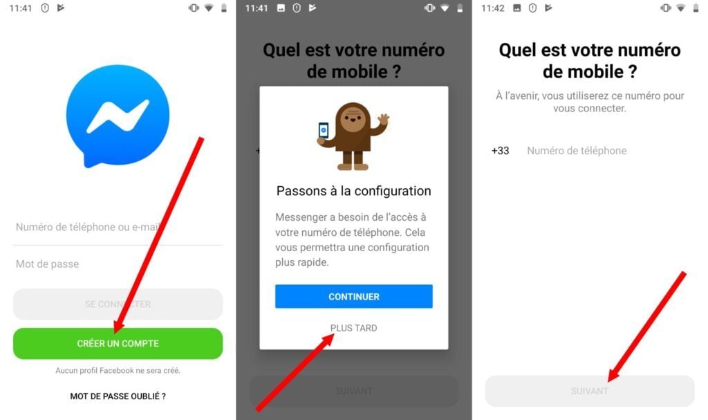 Comment utiliser Messenger sans compte Facebook