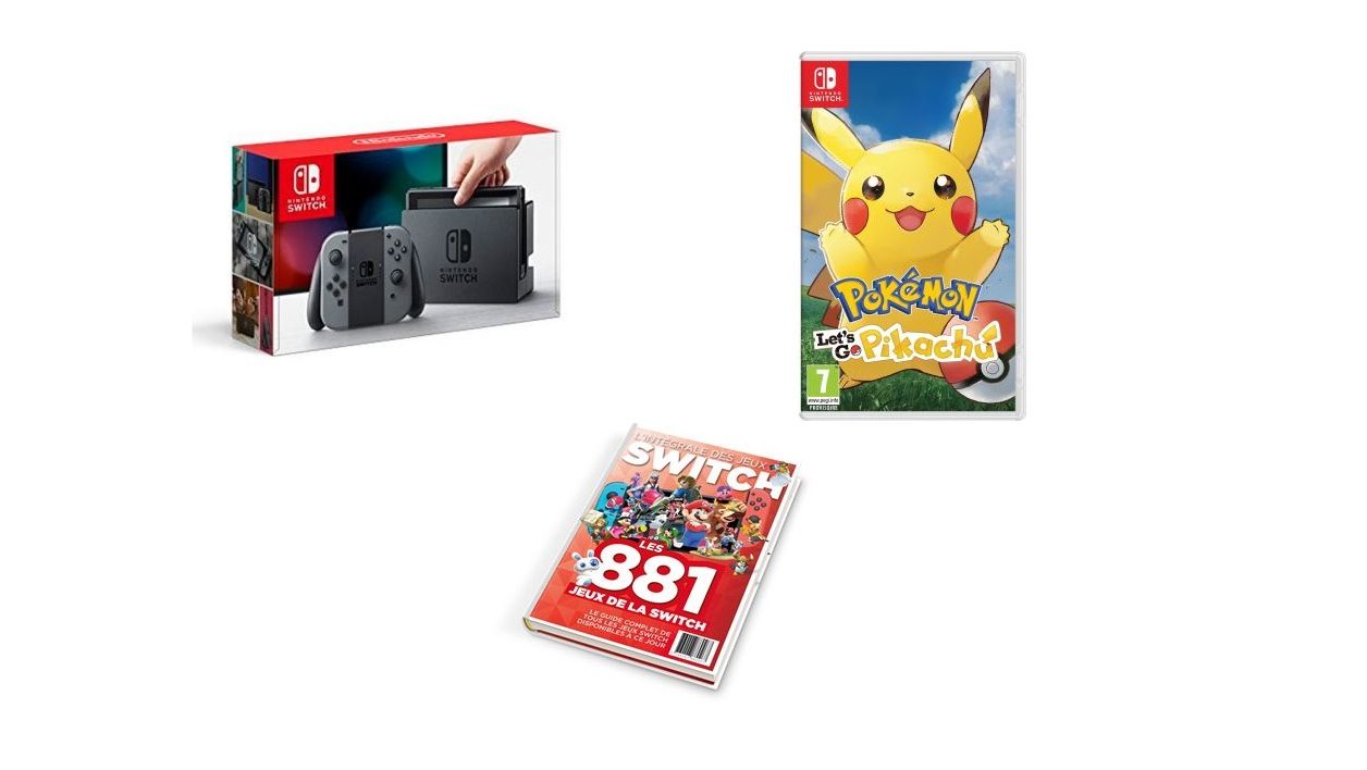 Bon Plan : le pack Nintendo Switch avec le jeu Pokemon Let's Go à 329€ sur  la Fnac