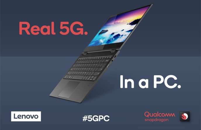 Le premier PC 5G issu de la collaboration entre Qualcomm et Lenovo.