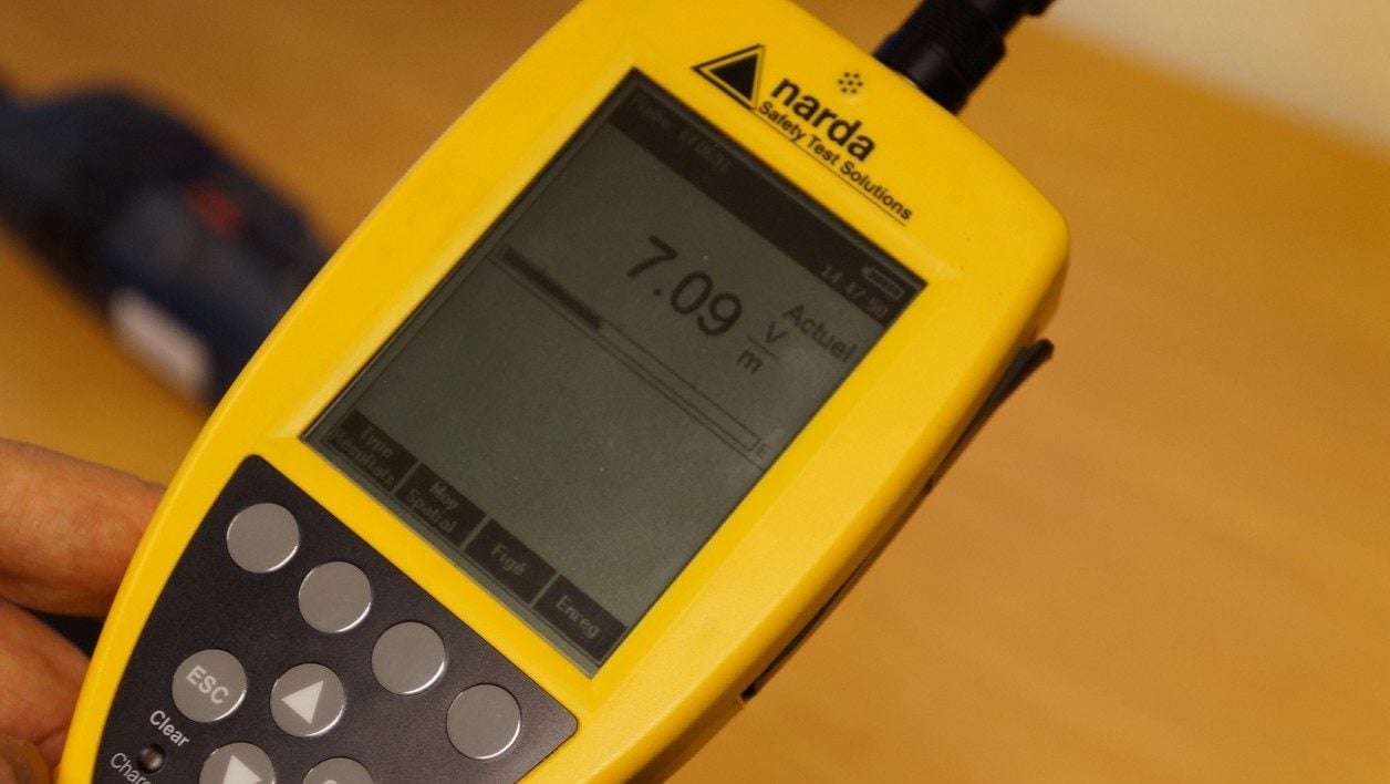 Une sonde utilisée par l'ANFR.