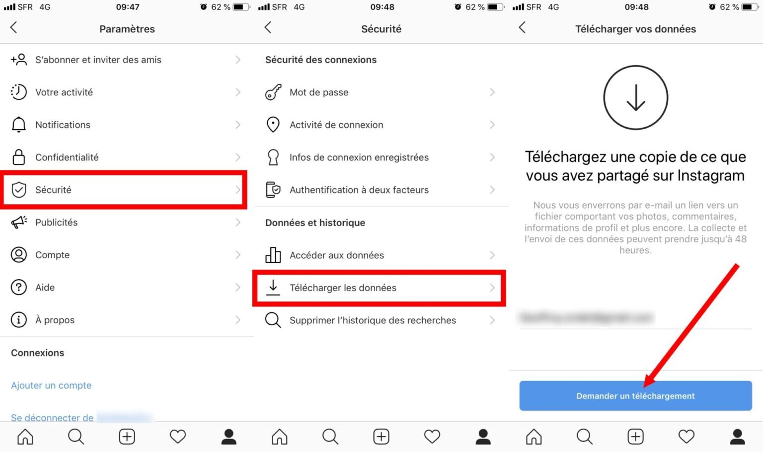 Comment supprimer son compte Instagram