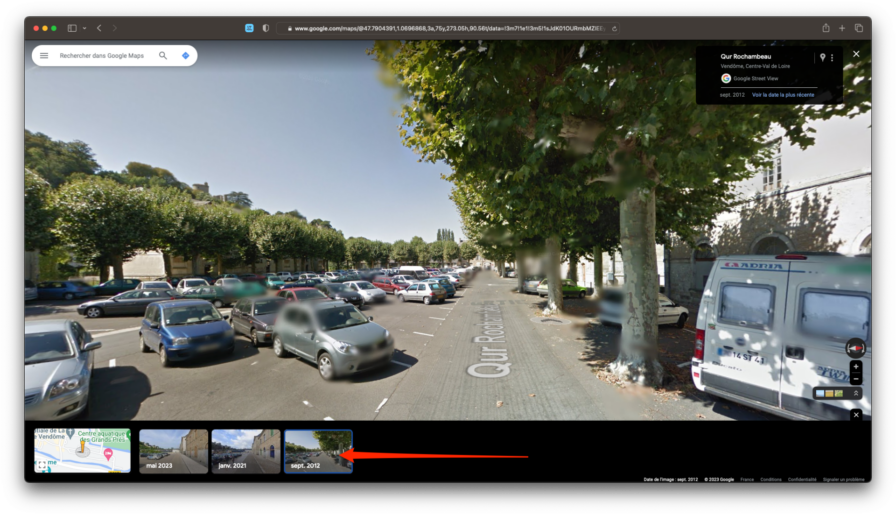 Google Maps 2006 Street View – Google Maps 2008 Satellite – QOSSKE