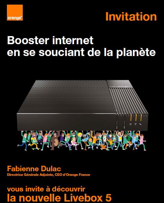 L'invitation d'Orange.