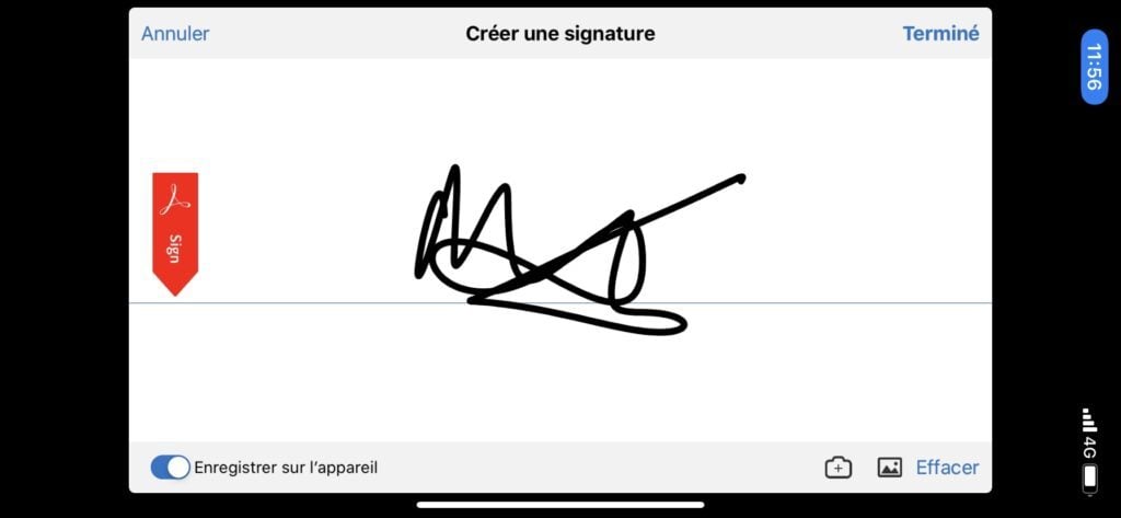 COMMENT SIGNER UN DOCUMENT SUR ANDROID visual data 5