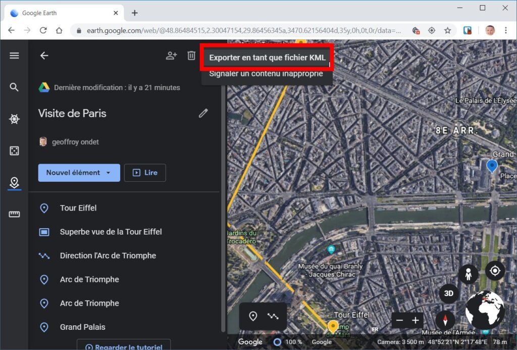 Comment créer votre carte interactive dans Google Earth