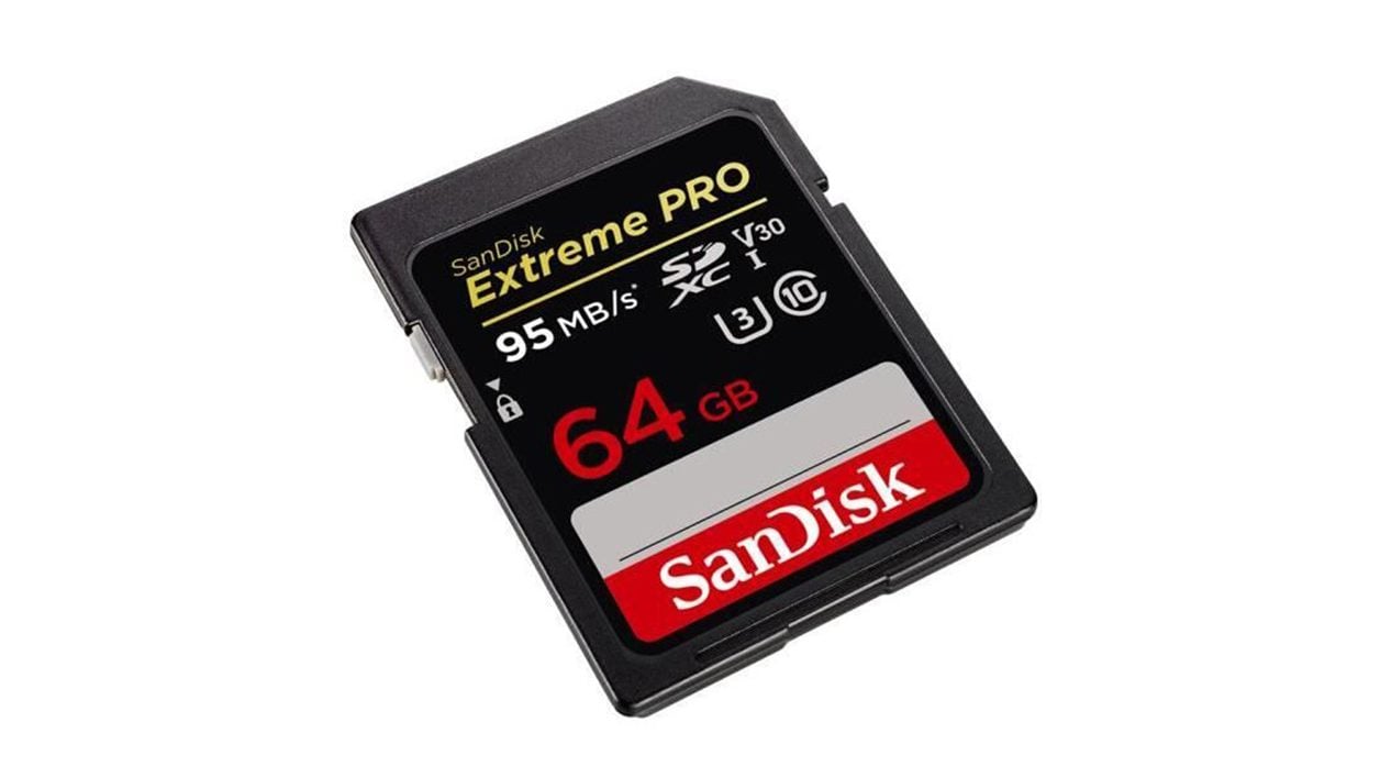Black Friday : -56% sur la carte mémoire SDXC Sandisk Extreme Pro 64 Go  chez Cdiscount