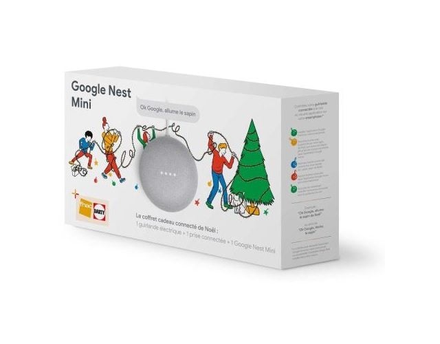 Google Nest Mini Galet - Enceinte connectée