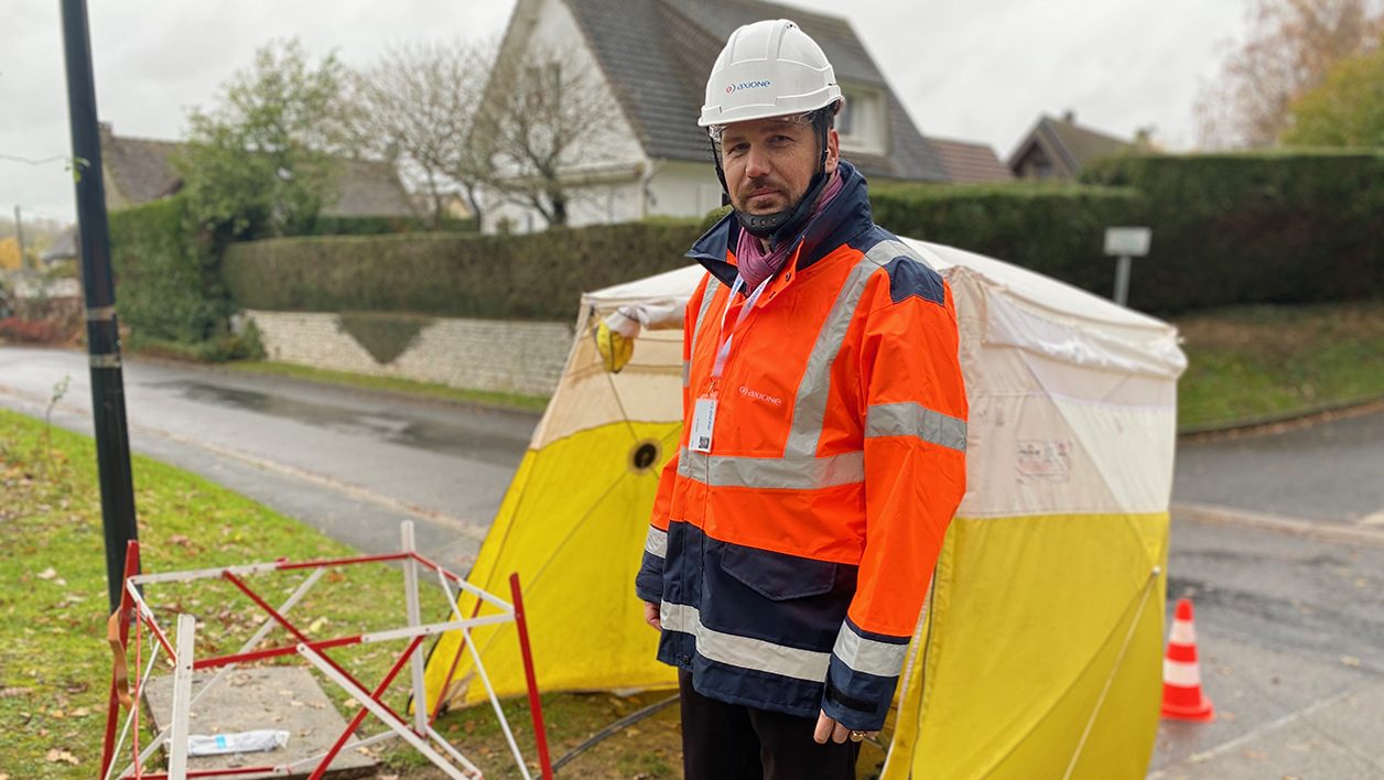 Loïc Dupont, le directeur du projet Oise THD pour Axione.
