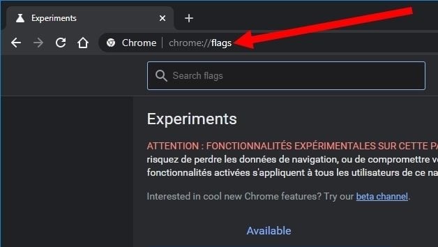 Flags Chrome