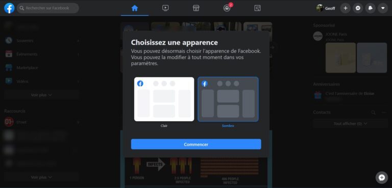 Facebook déploie sa nouvelle interface, voici comment l’activer