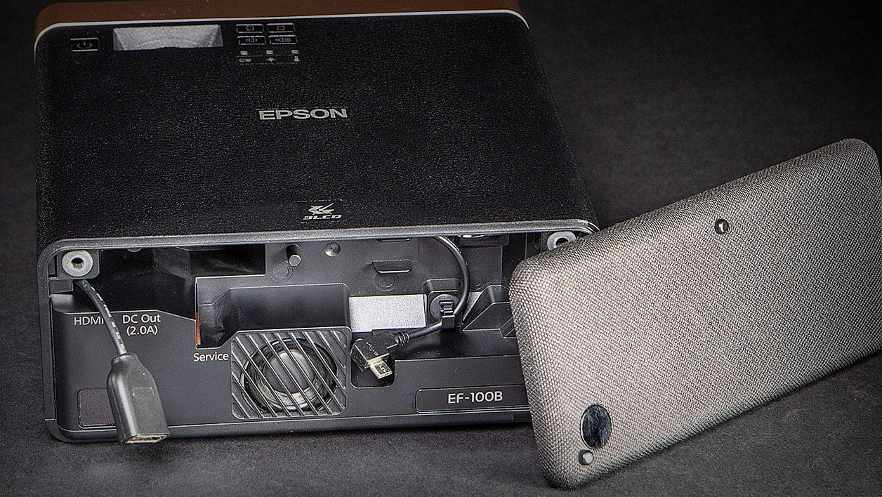 Vidéoprojecteur portable 3LCD HD Ready Epson EF-100 / Noir