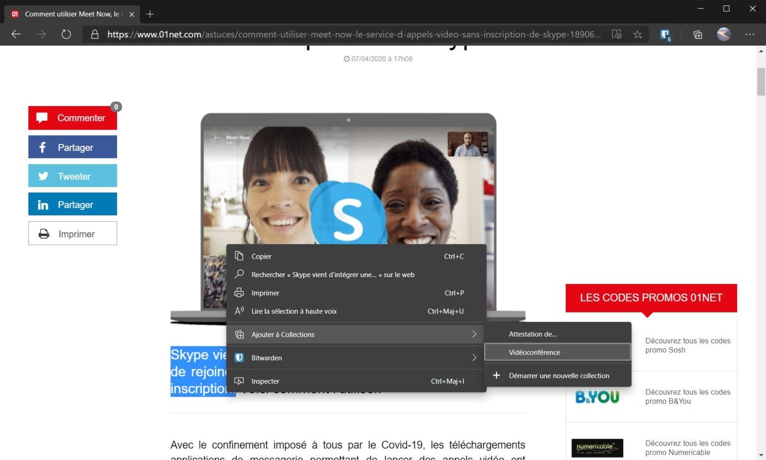 Microsoft Edge : comment sauvegarder, classer et annoter des pages web