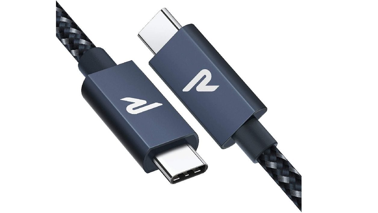 Câble USB Type-C Vers USB-C Coudé 90°/3A 60W Charge Rapide & transfer des  données