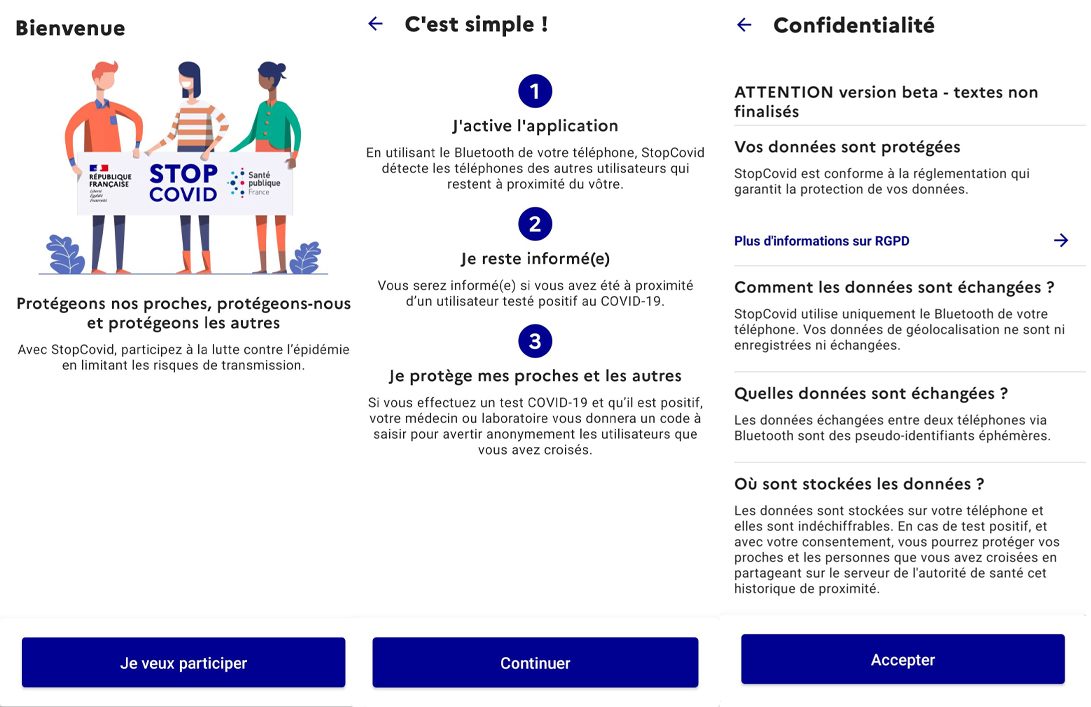 L'installation de l'application StopCovid.