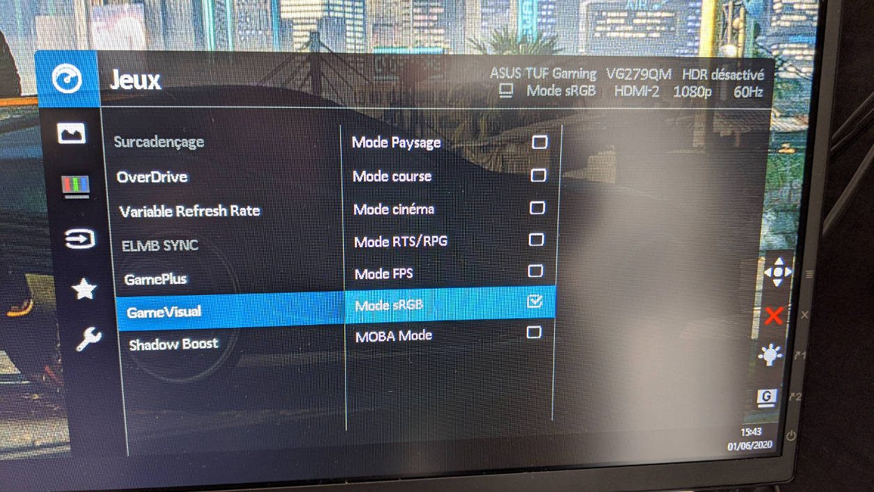 Asus TUF Gaming VG279QM