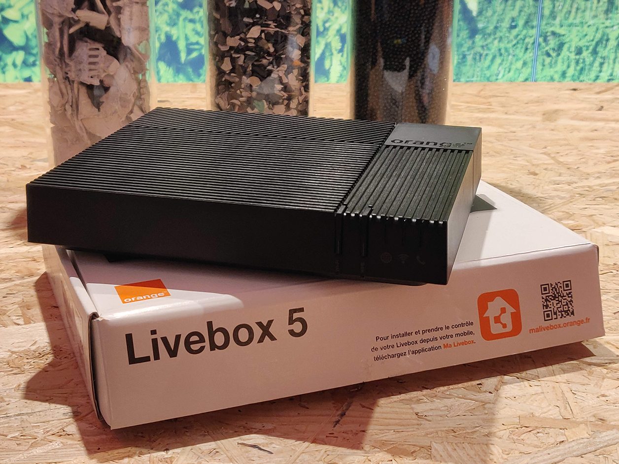 La Livebox 5 d'Orange.