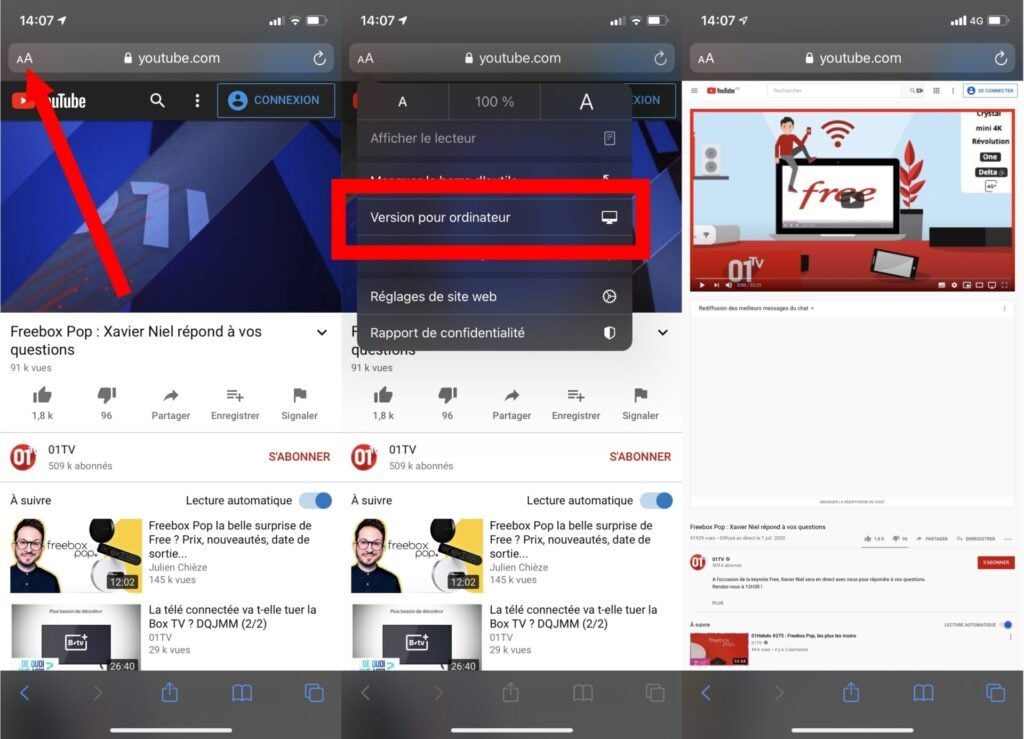 Comment écouter YouTube en arrière-plan ou écran éteint sur iOS et